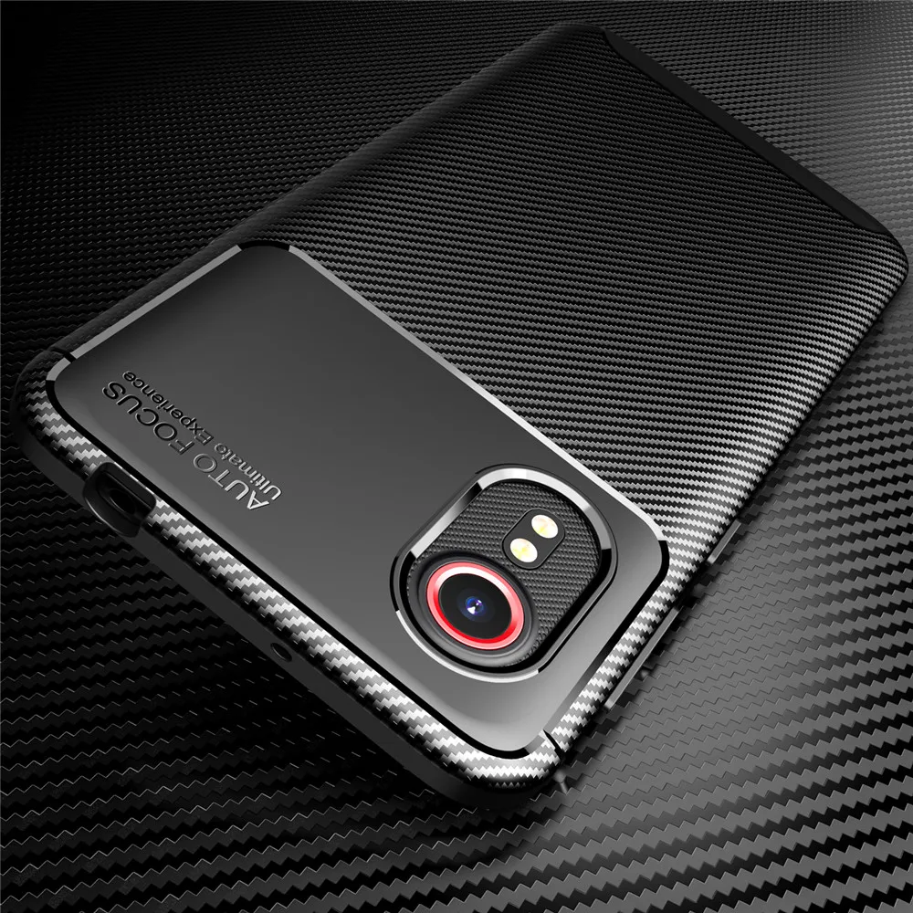 For Samsung Galaxy XCover 5 Case Carbon Fiber Texture Phone Cases Sumsung X Cover 5 XCover5 SM-G525F 5.3\