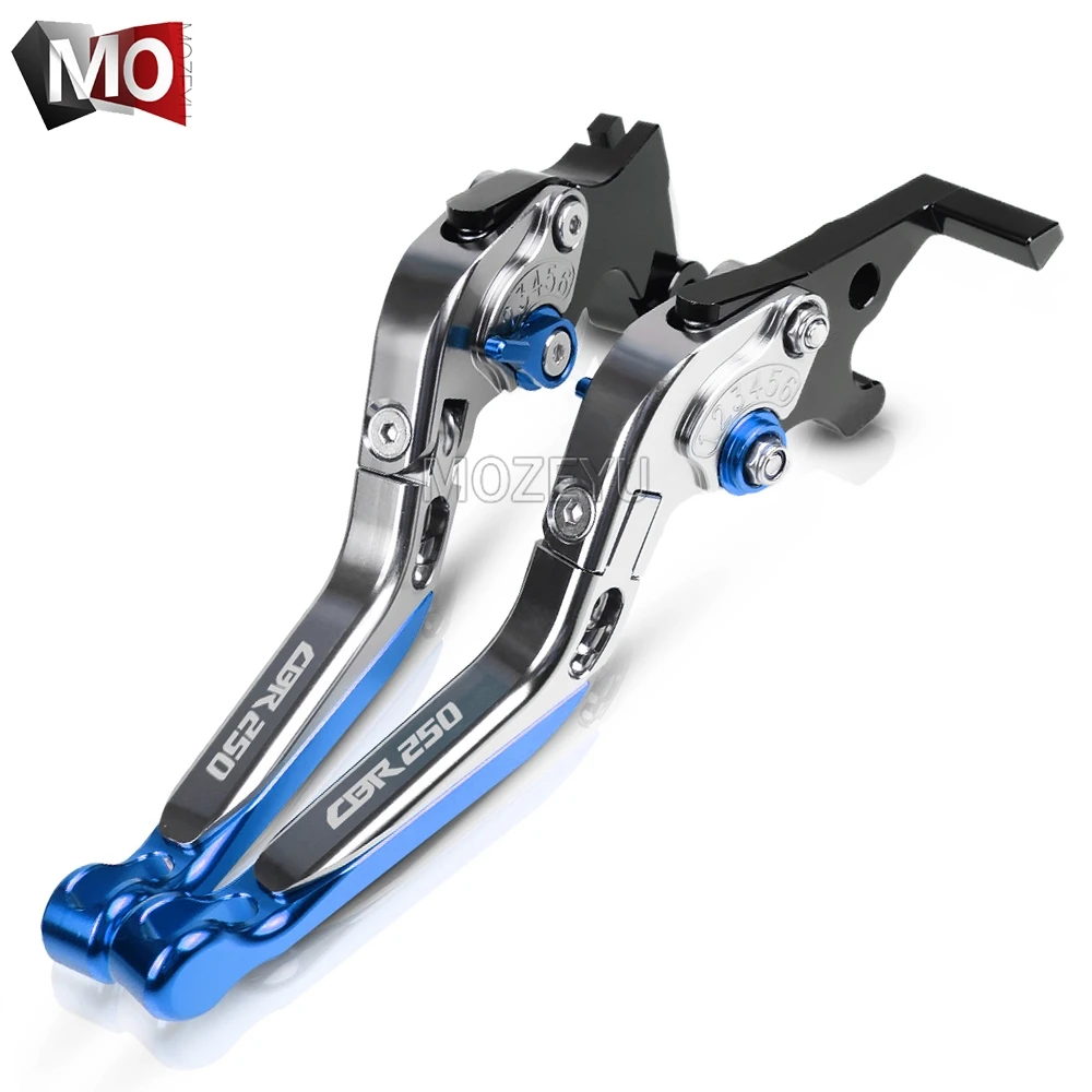 Motorcycle CBR250 Brake Clutch Levers For Honda CBR 250 MC19 MC22 NC19 NC22 NC29 CNC Adjustable Folding Brake Clutch Levers