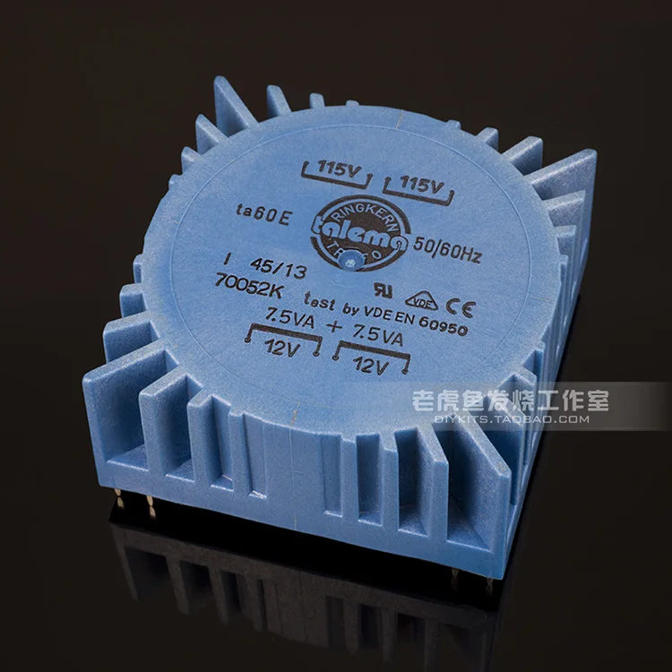 15W new TALEMA Square PCB board Sealed Transformer input 115V*2 output 7V 9V 12V 15V for choose