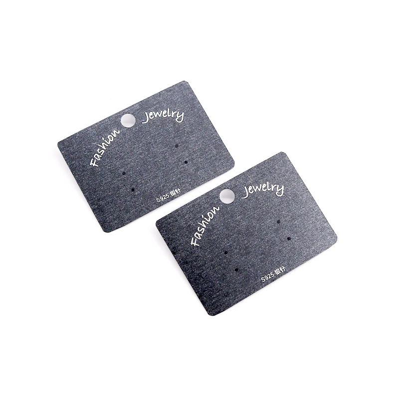 

2020 Fashion Jewelry 200Pcs 7x5cm Ear Studs Card Marking Label Necklace/Earring Packing Cards Jewelry Displays Paper Organizer