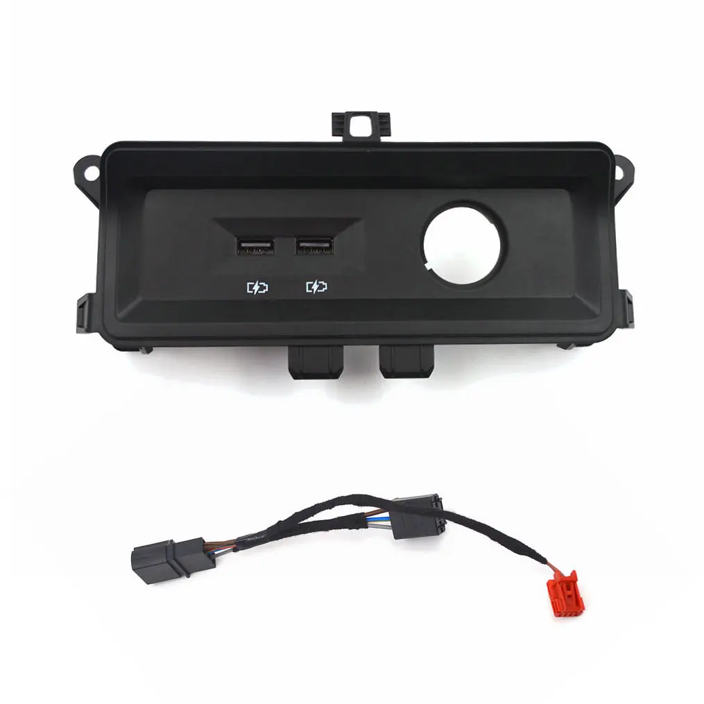 Suitable for Audi A6 C8 A7 armrest box rear seat dual USB rear USB socket charging kit LHD 5Q0035726L 5Q0 035 726 L 