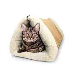 2-in-1 Cat Tunnel Mat pieghevole Cat Toy Cat Channel Nest Playable Sleepable autunno e inverno Bed per stare al caldo e confortevole