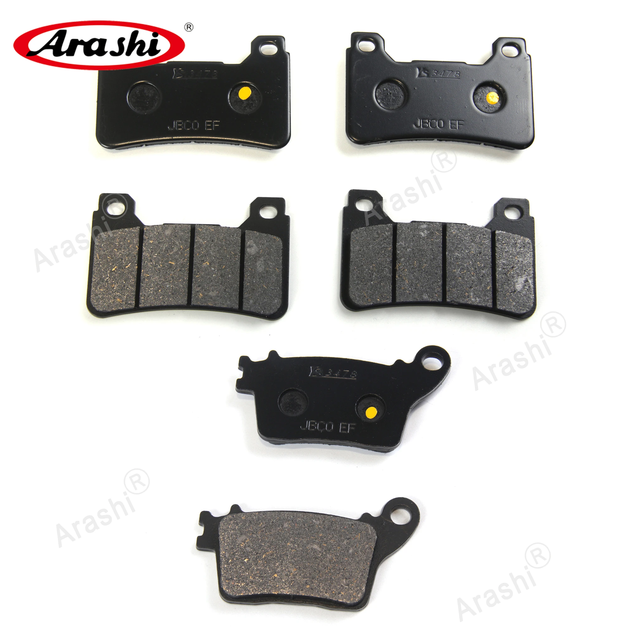 

Arashi Front Rear Brake Pads For HONDA CBR 1000 RR 2006 - 2016 Motorcycle Discs Pad CBR1000RR 2007 2008 2009 2010 2011 2012 2013