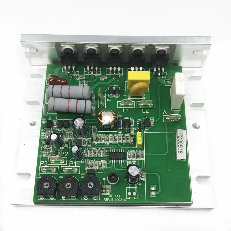 Imagem -03 - Placa de Controle do Torno do Agregado Familiar para Mini Torno Jymc110d-ll 115vac 12adc Display Digital Painel Controle Circuito