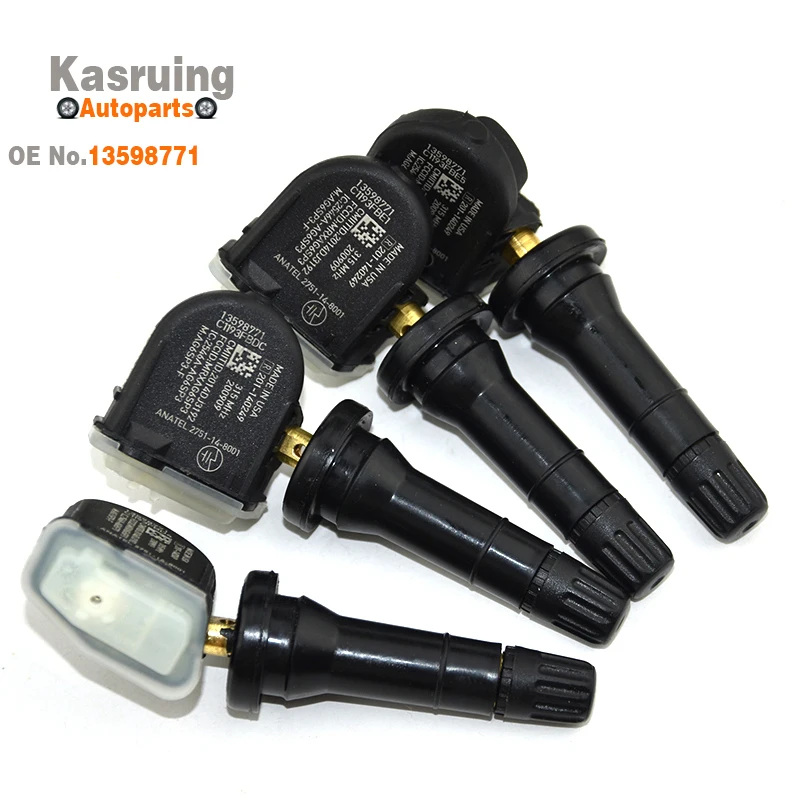 

4PCS 13598771 TPMS Tire Pressure Monitor Sensor 315MHz For GMC Acadia Buick Enclave Chevrolet Cadillac Ats Cts 13598772 23445327