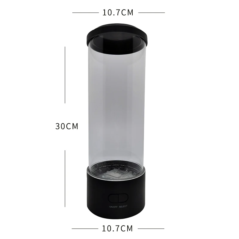 Jellyfish Aquarium Tank Ocean LED Water Mood Light Desk Relaxing Lamp