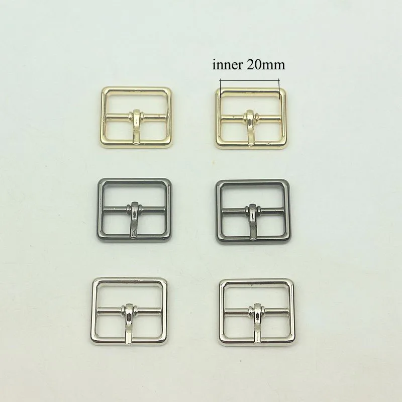 

30pcs 20mm Diecast Metal Pin Buckles Bag Strap Webbing Adjust Hook Decoration Clasp DIY Belt Buckle Garment Accessories