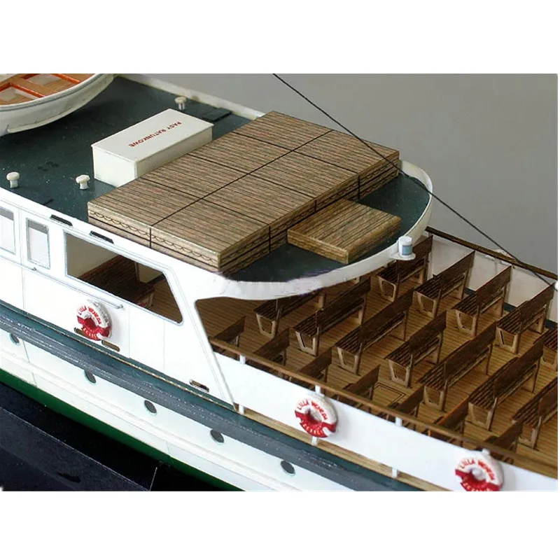 1:72/1:100 Scale Handmade Steamship Model Train Sand Table Model