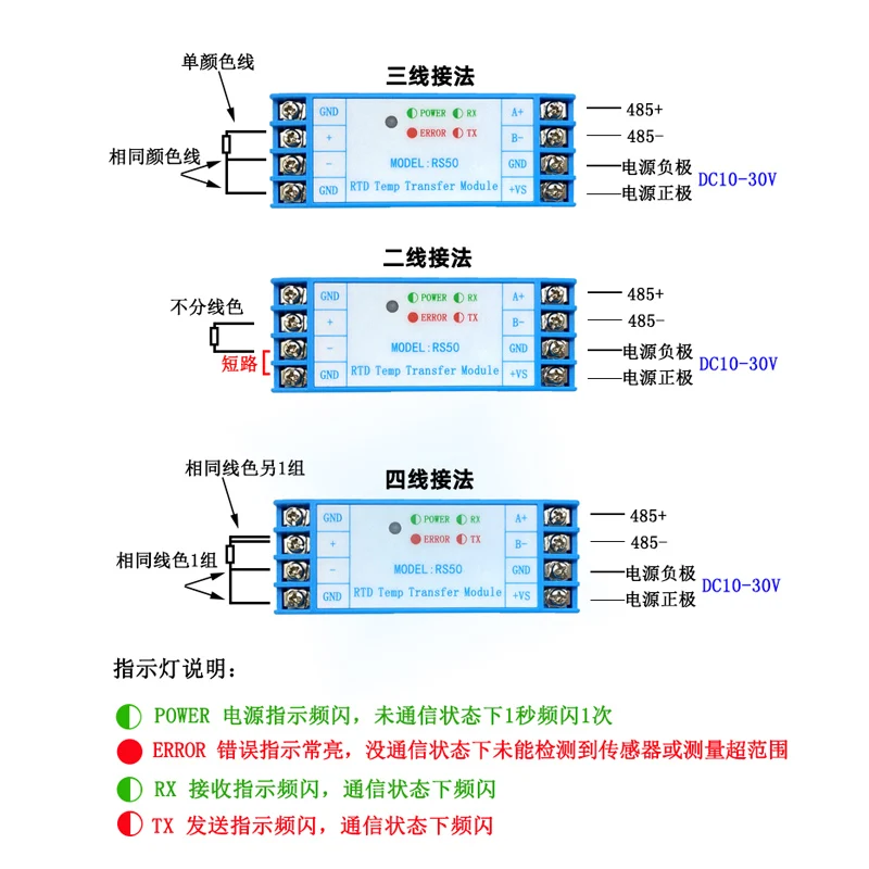 Платиновое тепловое сопротивление температурный передатчик Pt100 модуль сбора PT1000 к RS485 измерение температуры Промышленный