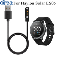 Smart Watch Dock Charger Adapter USB Charging Cable Base Cord Wire for Xiaomi Haylou Solar LS05 Sport Smart Watch Accessories