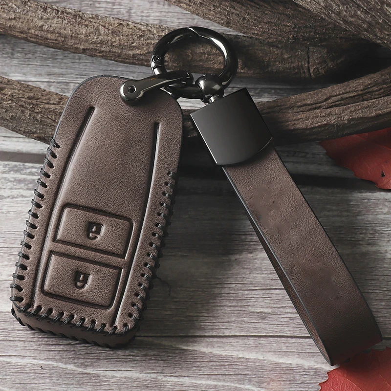 Leather Remote Car Key Fob Case Cover Bag For Acura MDX RDX RLX ILX TLX CDX NSX Accessories Keychain Shell