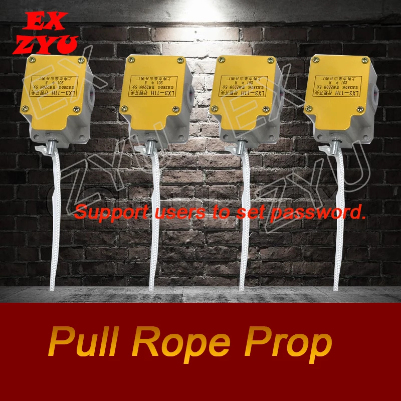 Pull Ropes Prop escape room game prop sequential version pulling ropes with correct order to open door EXZYU