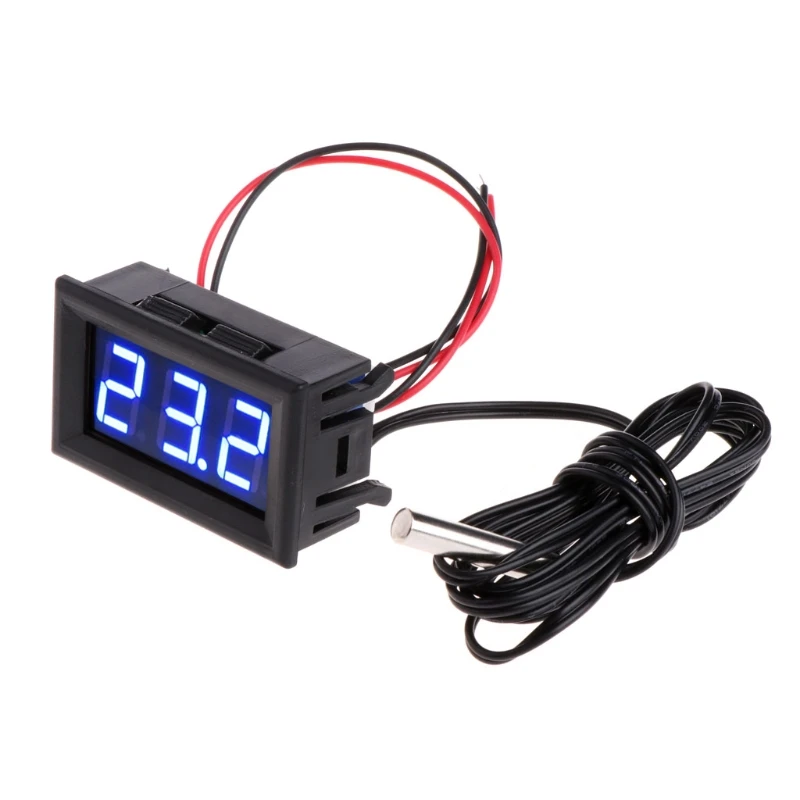 

-50 ~ 110 °c DC 12v Digital LED Thermometer Car Temperature Monitor Panel Meter