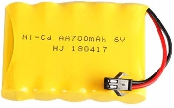 Upgrade 6v 700mah NiCD Battery For Rc Toys Cars Tanks Trucks Robots Guns Boats AA Ni-CD 6v Rechargeable Battery Pack 1-5pcs