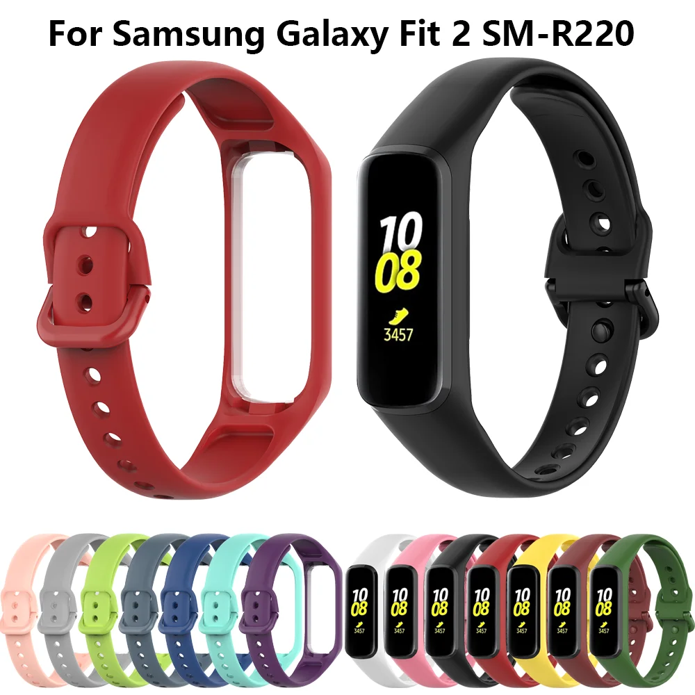 

Silicone Watch Band Strap For Samsung Gear Fit 2 Sport fitness Replacement Wristband For Samsung Gear Fit2 SM-R220 Bracelet