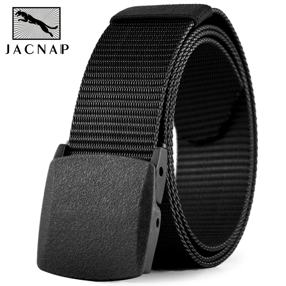 JACNAIP Men\'s Casual Fashion Tactical Belts Military Combat Survival High Quality Marine Corps Canvas For Nylon Male Luxury