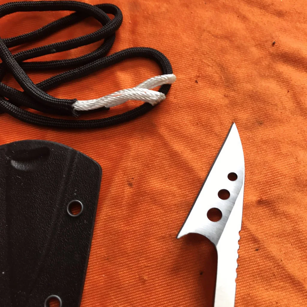 Multi-function Killing Fish Scales Outdoor Portable Harpoon Fishing Gear Equipment Gift 1.5M Umbrella Rope EDC tool