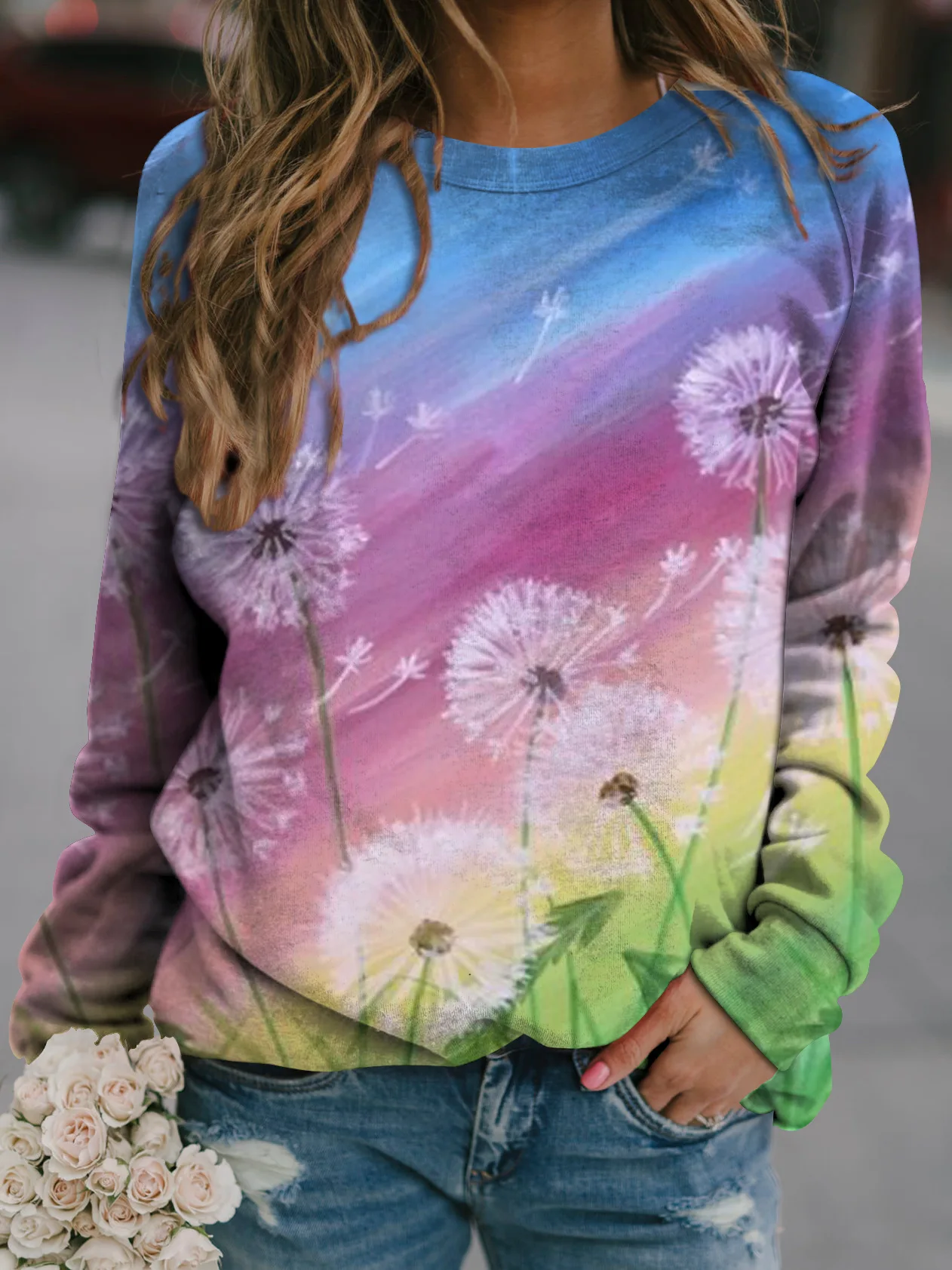 New Natural Scenery Painting Floral 3D Printed Women Hoodies Streetwear Sweatshirts Oversized Pullover Tracksuits Girls Clothing