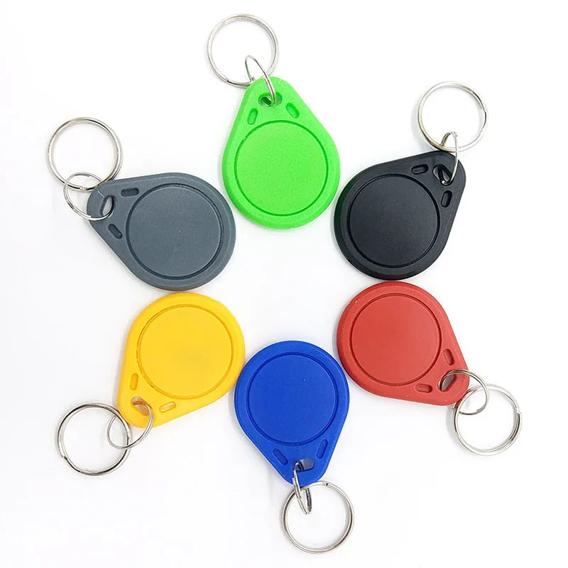 

Wholesale 1000pcs RFID Tag Re-writable NFC Tag 13.56MHz S50 Key Fobs For Access Control System