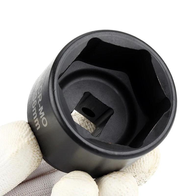 Chave de catraca de impacto para o ar, conjunto métrico de parede profunda de 1/2 "com cabeça de soquete pneumática universal para reparo de automóveis, ferramentas manuais, uma peça
