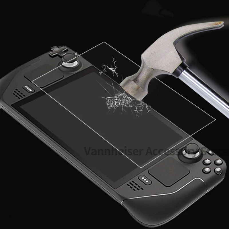 for Valve Steam Deck 2/3/4/5個強化ガラスバルブ用蒸気デッキゲームコンソール9hフィルム蒸気デッキ画面アクセサリーアンチスクラッチ0.26ミリメートルガラスSteam Deck
