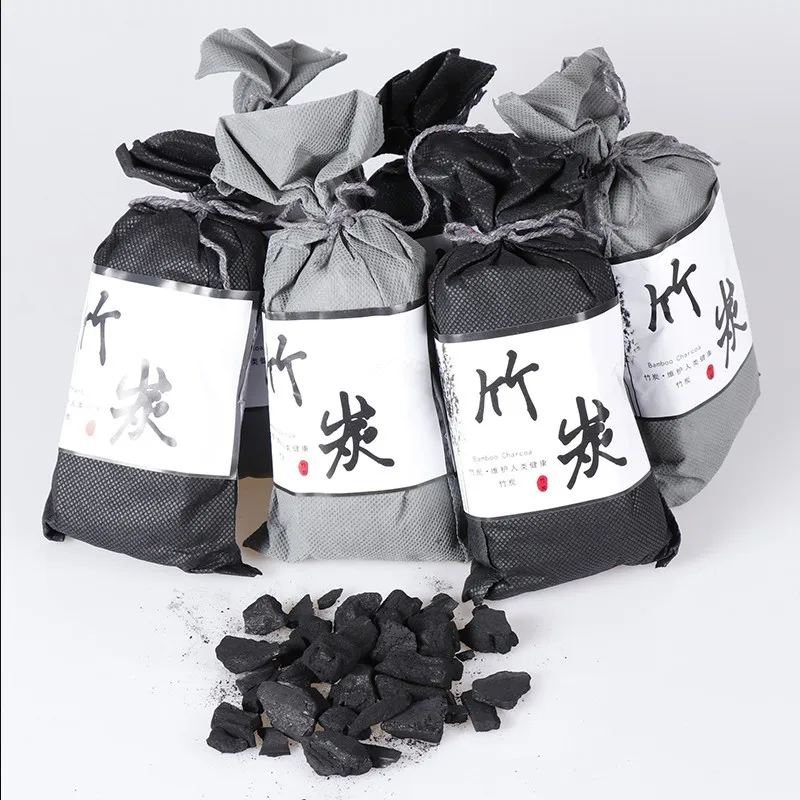 Bamboo Charcoal Air Purifying Bags for Refrigerators Wardrobes Shoe Cabinets Car Air Freshener Purifier Activated Carbon Bag