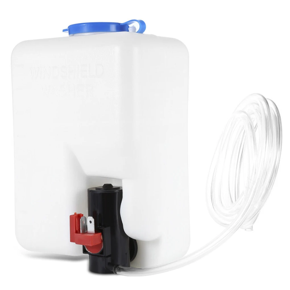 Car Windshield Glass Wiper Systems Universal Washer Tank Water Pump Bottle Reservoir Installation Kit