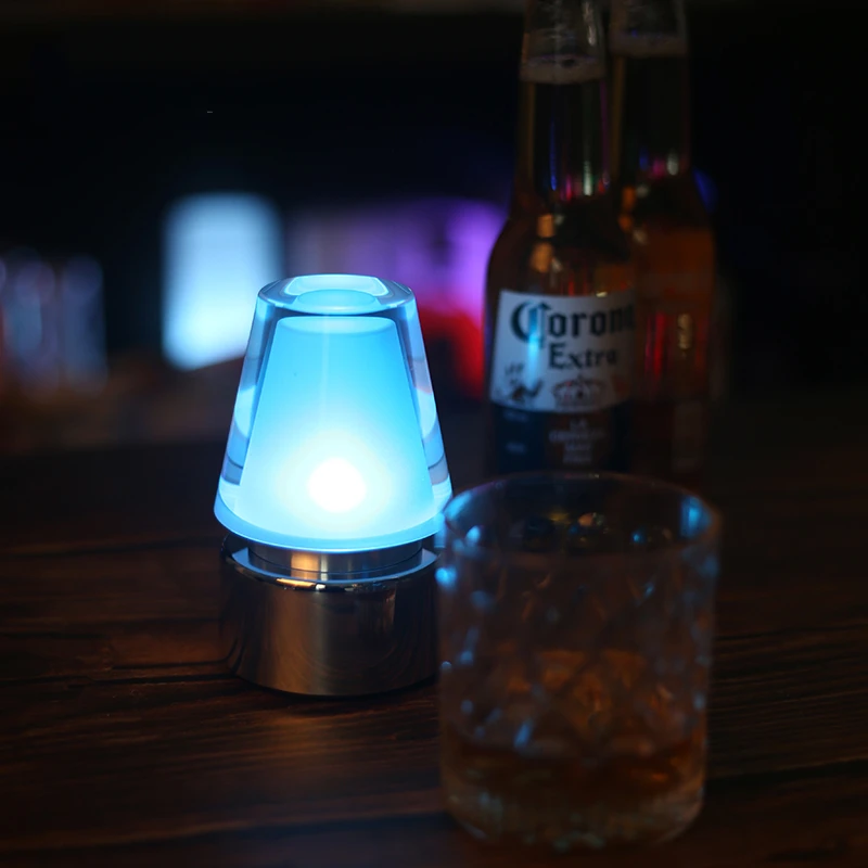 Bar Table Lamp LED Desktop Night Light Rechargeable Touch Dining Room Coffee Living Room Restaurant Coffee Decorative Lighting