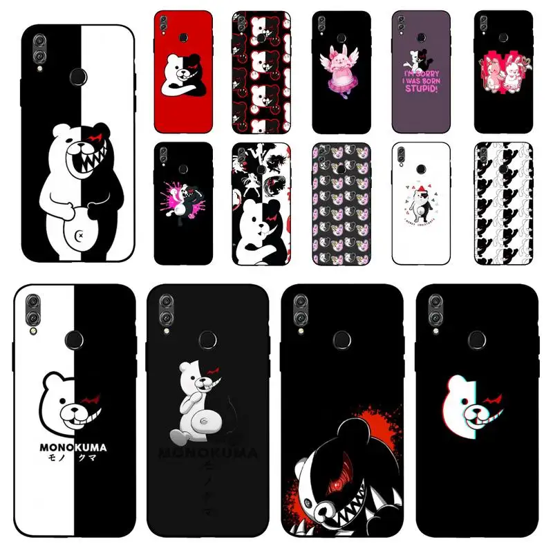 MaiYaCa милый чехол для телефона Kumamon Danganronpa Monokuma для Huawei Honor 10 i 8X C 5A 20 9 10 30 lite pro Voew 10 20 V30