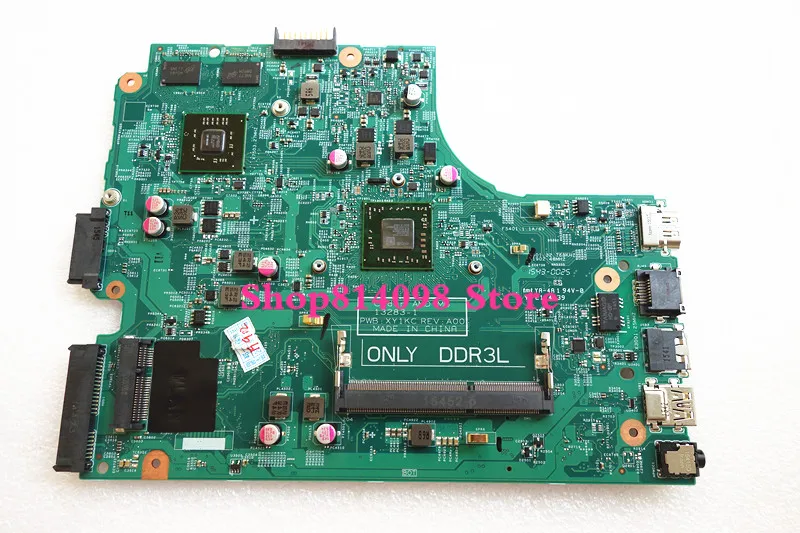 

A4-6210 R5 M230/2GB FOR DELL INSPIRON 3441 3541 laptop motherboard 13283-1 PWB:XY1KC CN-0F594Y F594Y mainboard