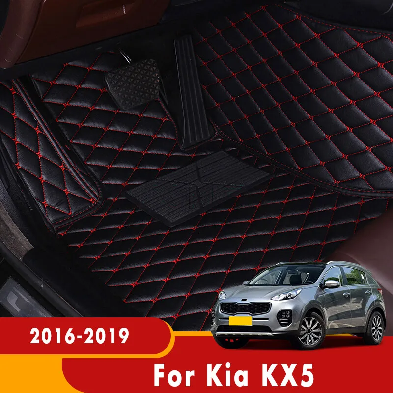 

Автомобильные коврики для Kia KX5 2019 2018 2017 2016, ковры, водонепроницаемые подушечки для ног, автомобильный Стайлинг, аксессуары для интерьера, детали, чехол