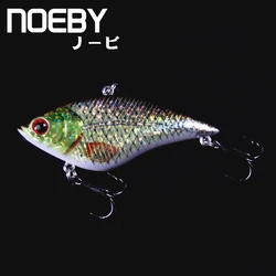 NOEBY Rattlins Fishing Lure 70mm 15g Rattling VIB Sinking Wobblers for Pike Swimbaits 9058 Hard Bait Winter Fishing Lures