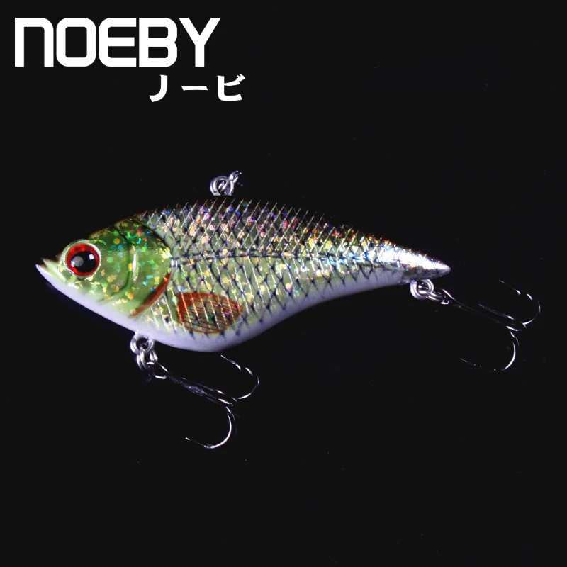 NOEBY grzechotki przynęta wędkarska 70mm 15g grzechotka VIB tonące woblery dla szczupaków Swimbaits 9058 twarda przynęta zimowe przynęty