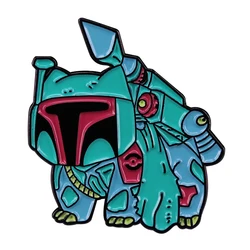 Bulba Fett Boba Fett Enamel Pin Brooch Novelty Badge
