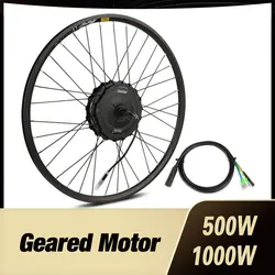 Motor wheel 1000W Electric bicycle 48V Hub motor 500W Ebike Geared motor MXUS XF19R Rear Motor Powerful 26