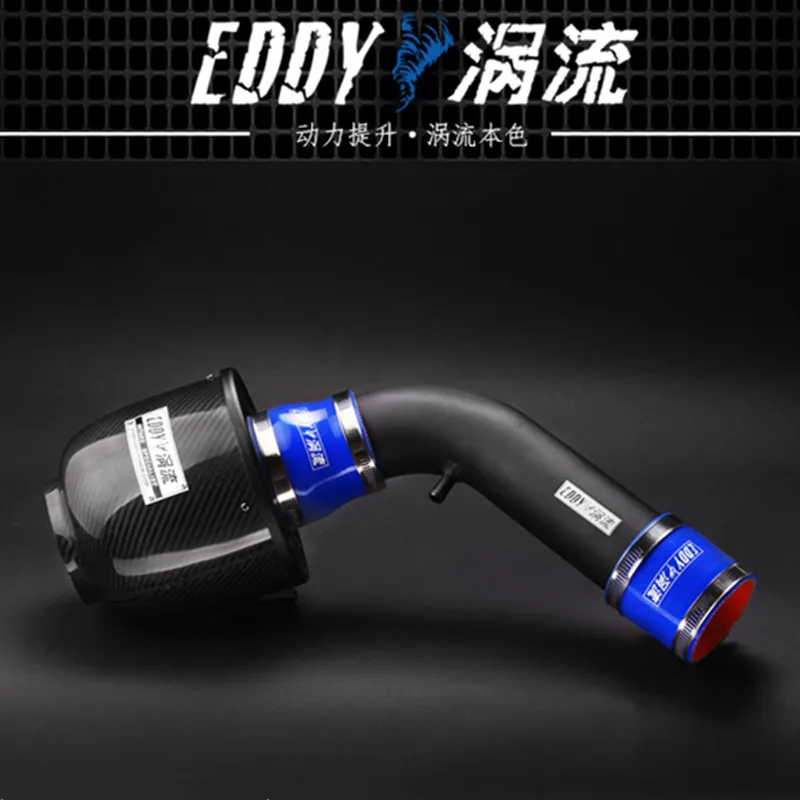 EDDY Intake System Air Intake Pipe & Carbon Fiber Air Filter for Hyundai Elantra 1.6L 2004-2011 Engine Parts Car Accessories