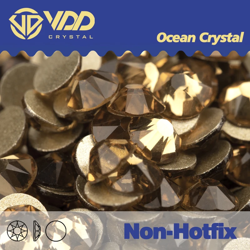 VDD Non Hot Fix 2088 8 große 8 kleine Nail Art Strasssteine Kristall in Blumen Nagelsteine Strasssteine und Dekorationen Diamant DIY