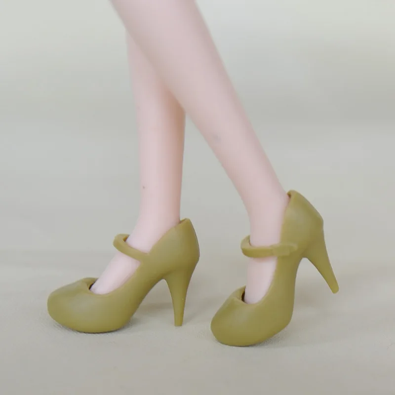 Zapatos para muñecas Blyths Licca Momoko, calzado de juguete con tacones altos de 2,5 cm, accesorios para muñecas