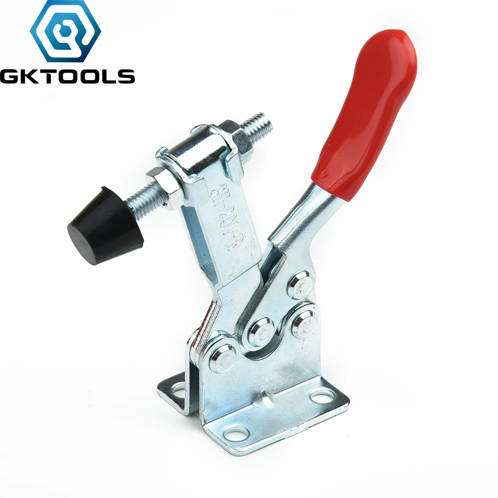 

201B 100kg Horizontal Quick Release Toggle Clamp Tool Red Clamps Hand New Heavy Duty Tooling Accessory