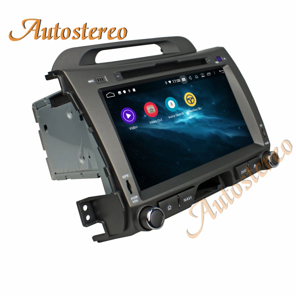 Car DVD Player Android 13 8+256G GPS Navigation For KIA SPORTAGE SPORTAGE R 2010-2012 Radio Recorder Head Unit Multimedia Player