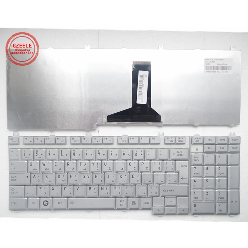 UK/AR Keyboard For Toshiba Satellite P300 P305 P500 P200 P205 P505 L350 L355 L500 L505  X200 X505 X500 X300 A500 A505 F501 L535