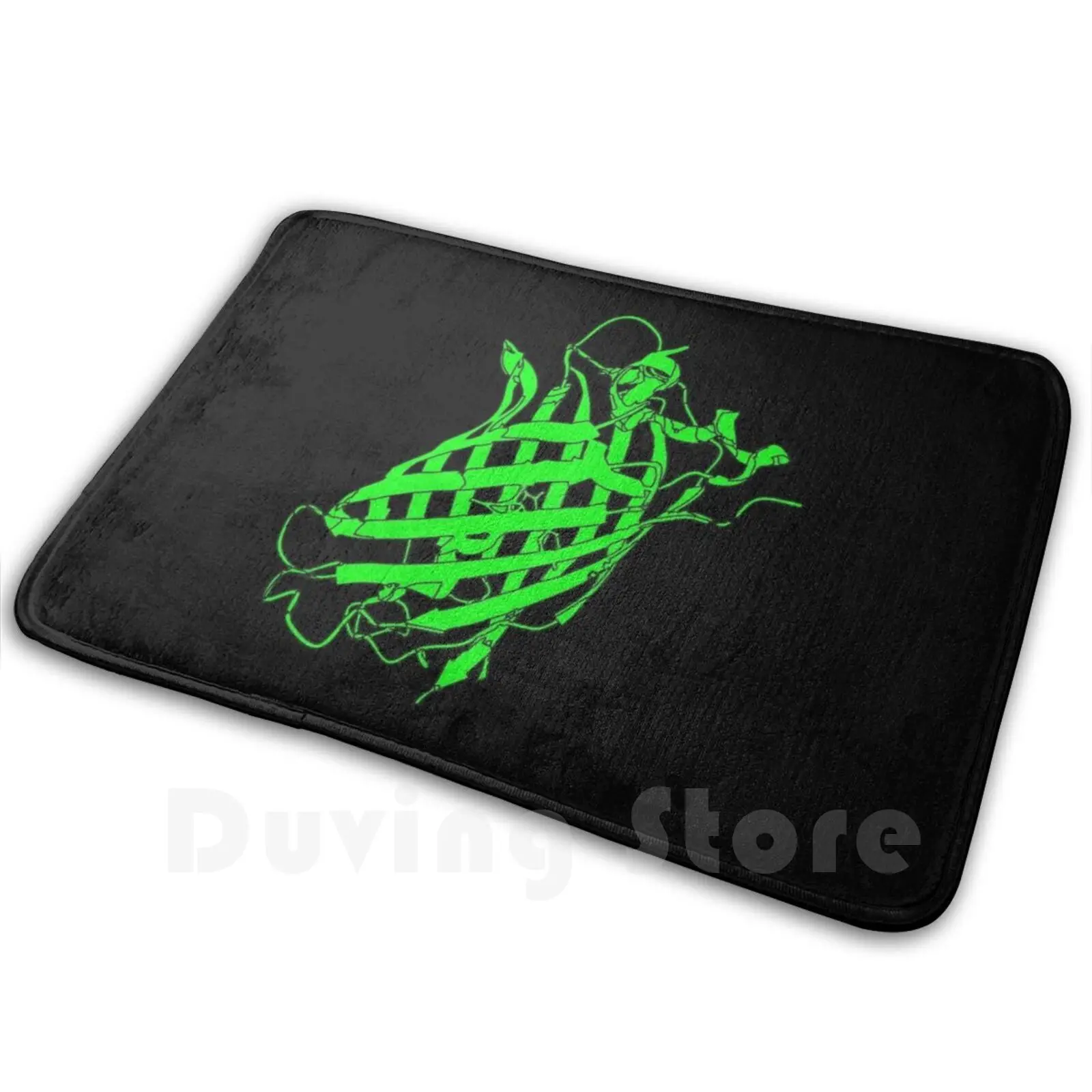 Gfp-Green Fluorescent Protein Carpet Mat Rug Cushion Soft Non-Slip Green Fluorescent Protein Fluorescence Protein