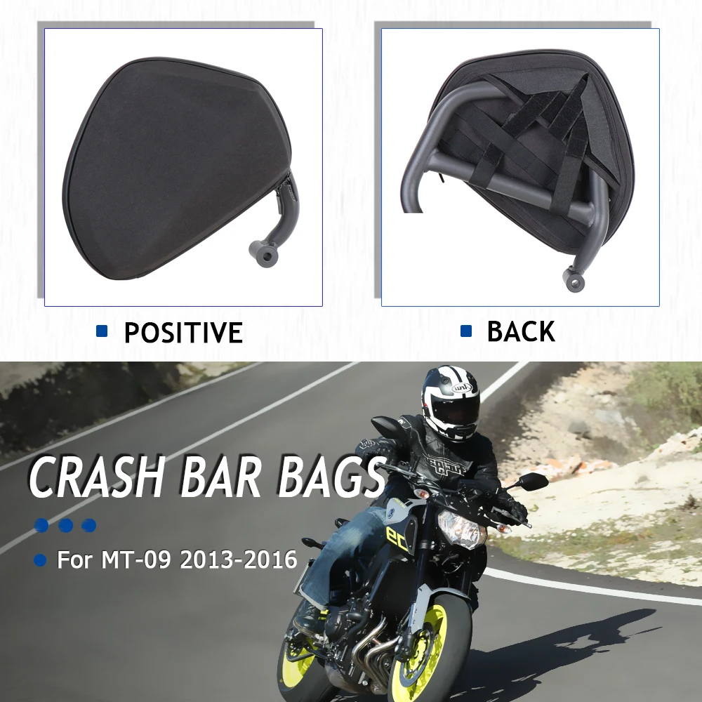 

New MT09 MT 09 Crash Bar Bags Motorcycle Waterproof Repair Tool Placement Bag FOR YAMAHA MT-09 2013 2014 2015 2016