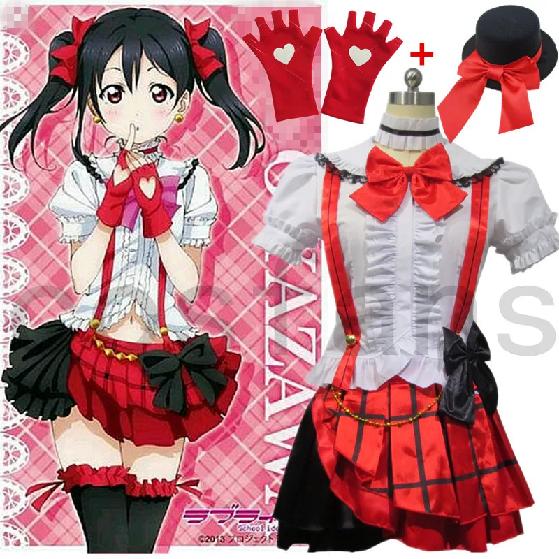 Love Live! School Idol Project Nico Yazawa Cosplay Costumes Stage Performance Costume Muse Group Member Uniform Custom in stock