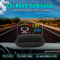 head up display C800 hud obd2 display car electronics universal digital GPS speedometer windshield compatible for cars