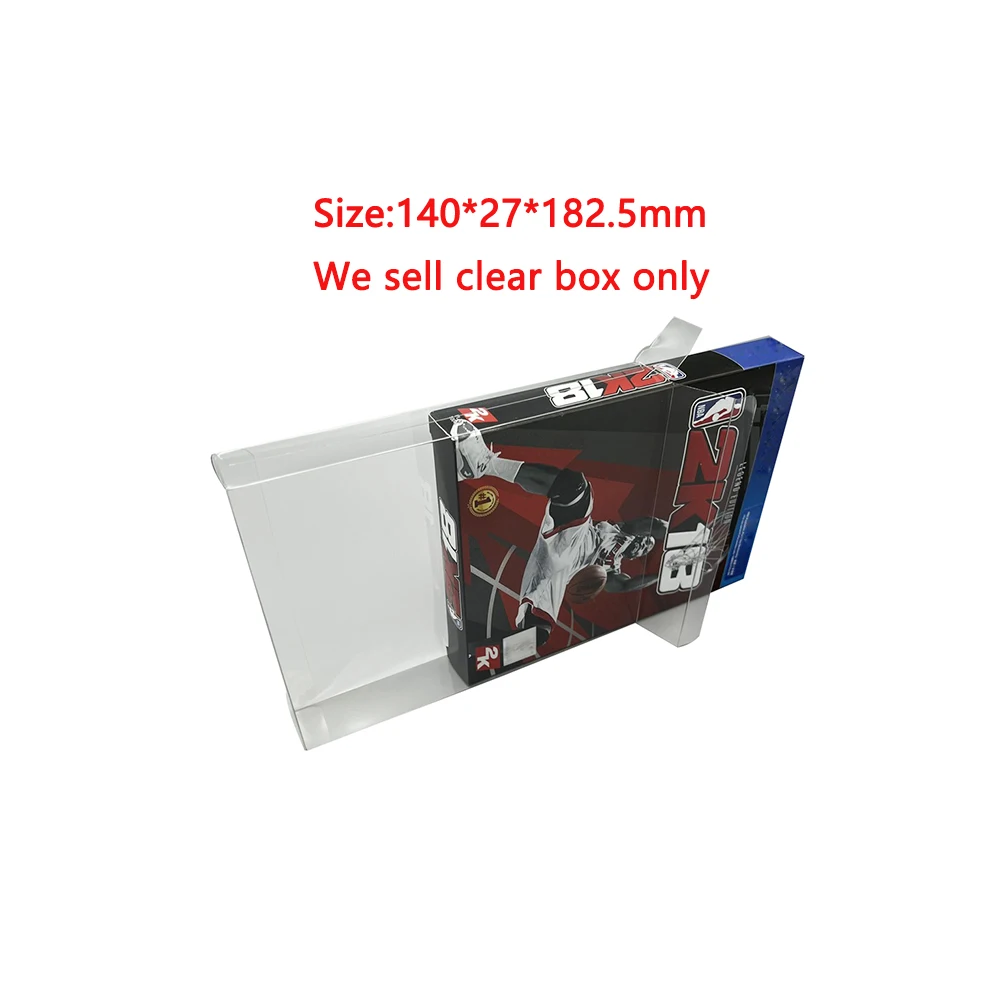 

High quality PET box For PS4 2K18 Deluxe Edition Protective Box Collection Display Box Storage Box