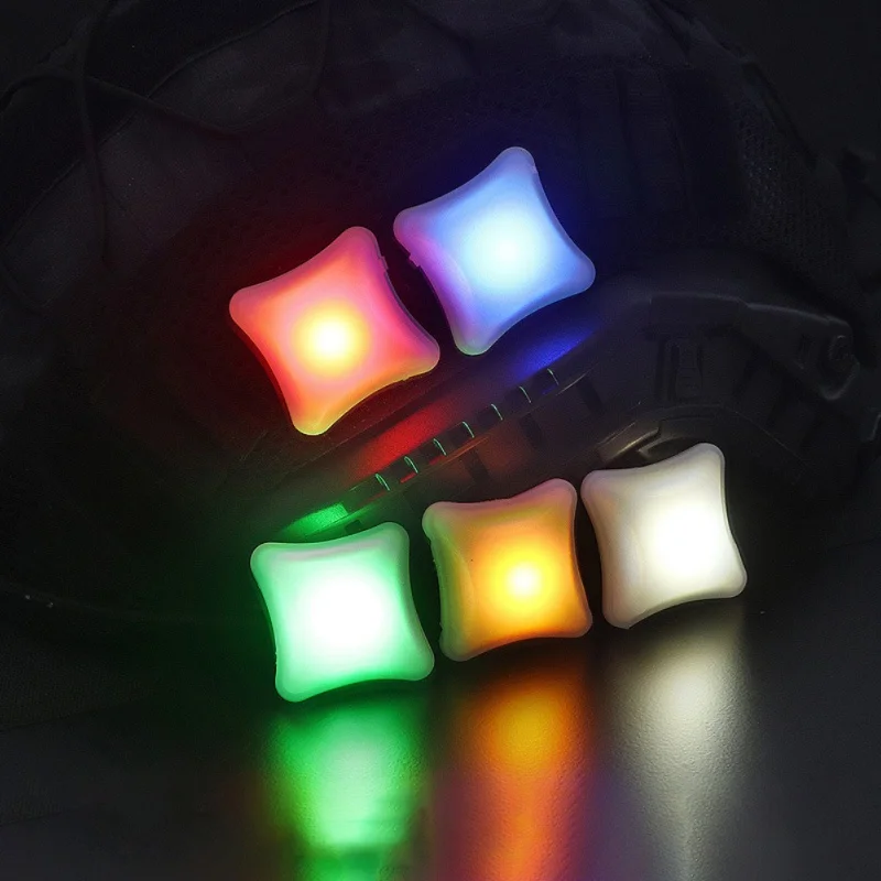 Indicatori di luce di segnalazione per esterni lampada di sopravvivenza con luce per casco tattiche impermeabili gilet da caccia Molle torce a LED