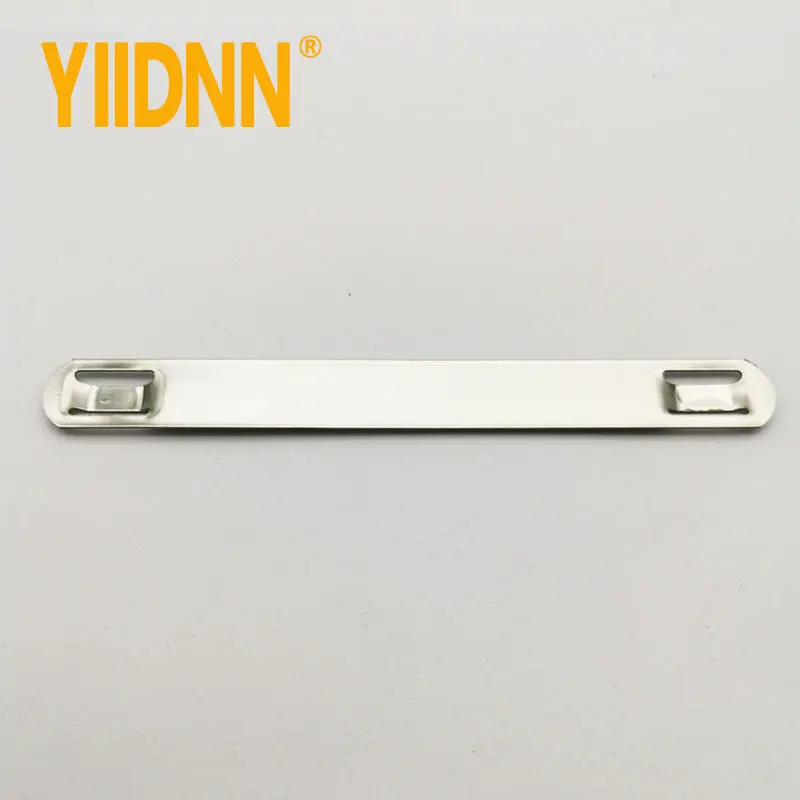 100pcs 316 Stainless Steel Cable Marker Plate with Self-Lock Cable Tie 9.5*89mm