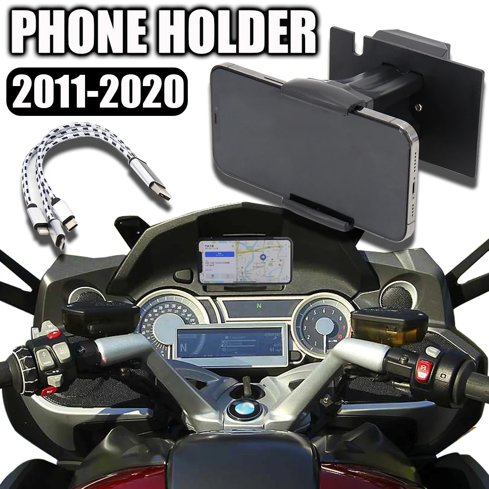 

Motorcycle AccessoriesGPS Mobile Phone Navigation Bracket USB Charger Mounting Bracket For BMW K1600B K1600GT K1600GTL 2011-2020