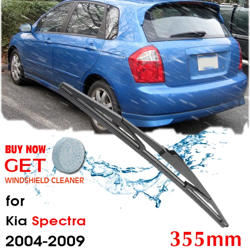 

Car Wiper blade Rear Back Window Windscreen Windshield Wipers For KIA Spectra Hatchback 355mm 2004-2009 Auto Accessories